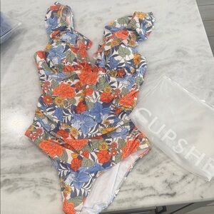 Cupshe Colorful Floral Swimsuit